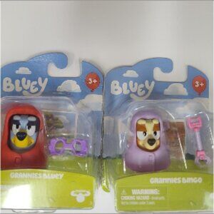 Bluey and Bingo Grannies Story Starter Pack Figures Set Lot New Sealed